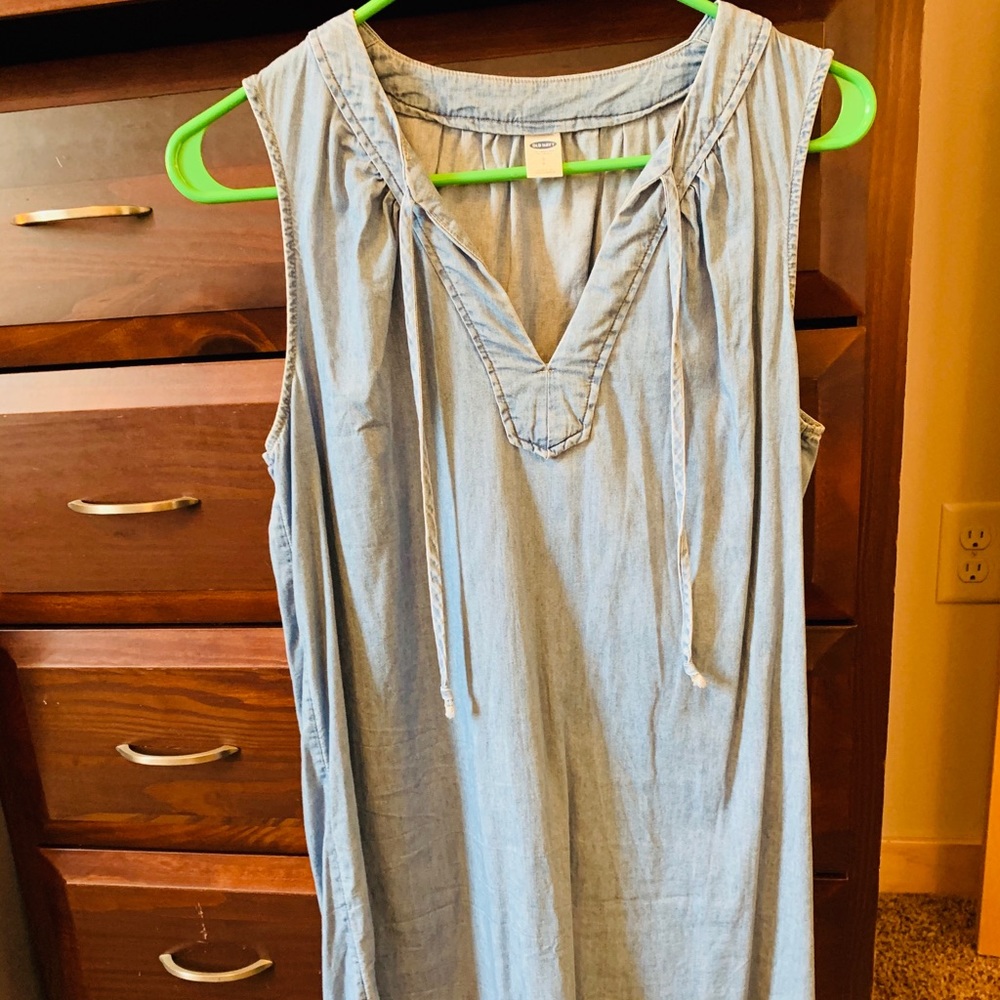 Denim Knee-Length Old Navy Dress - S